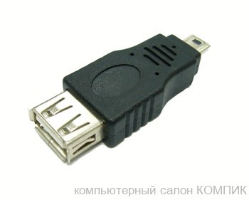 Переходник USB 2.0 (штек. mini USB - гнездо USB) SB-1012