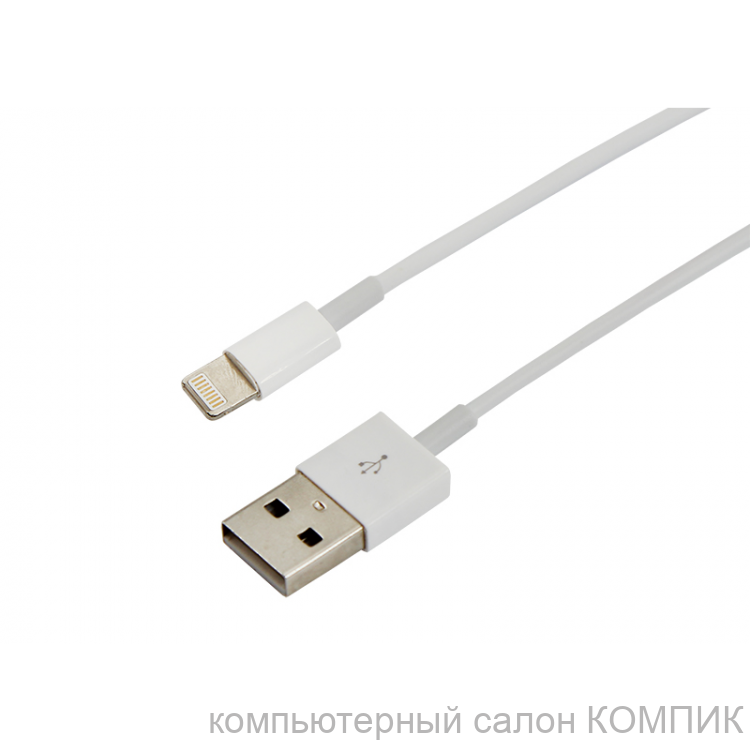 Data-кабель USB для iPhone Lightning 8-pin 1.0m. 2,4A (нет упаковки)