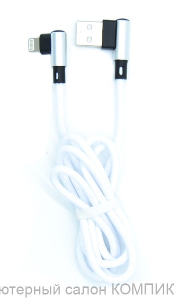 Data-кабель USB для iPhone Lightning 8-pin 1.5m. MJ-65 угол
