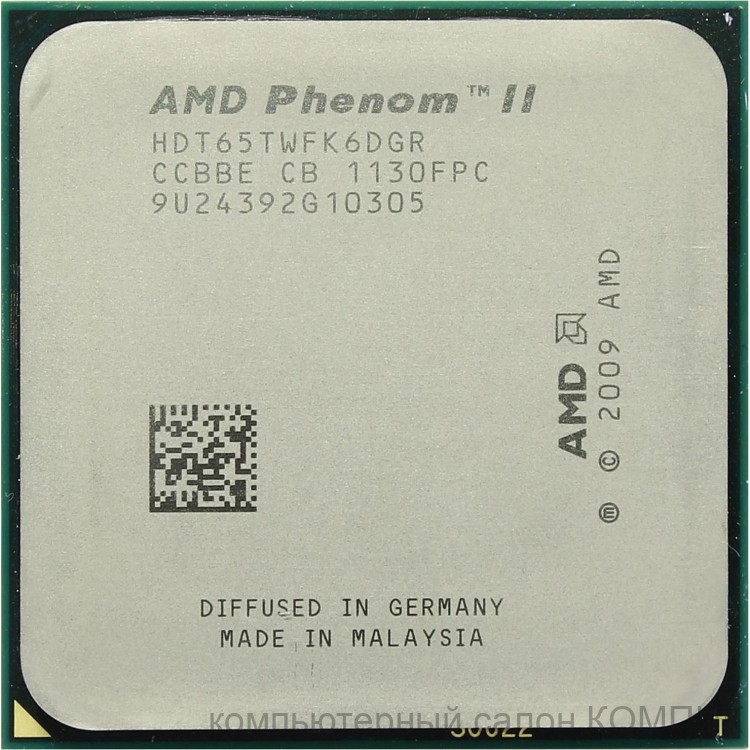 Процессор AM3 Soket Phenom II X6 1065T 2.9 Ггц б/у