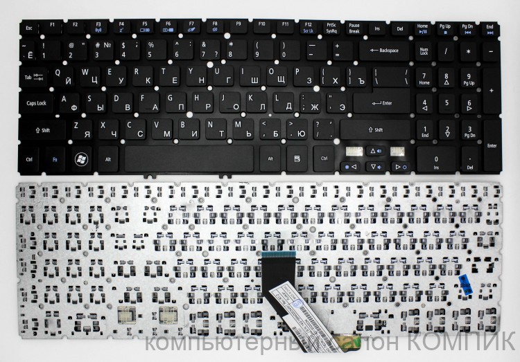 Клавиатура для ноутбука ACER V5-571 V5-531 V5-551 P/N: NSK-R37SQ 0R, NSK-R3KBW 0R