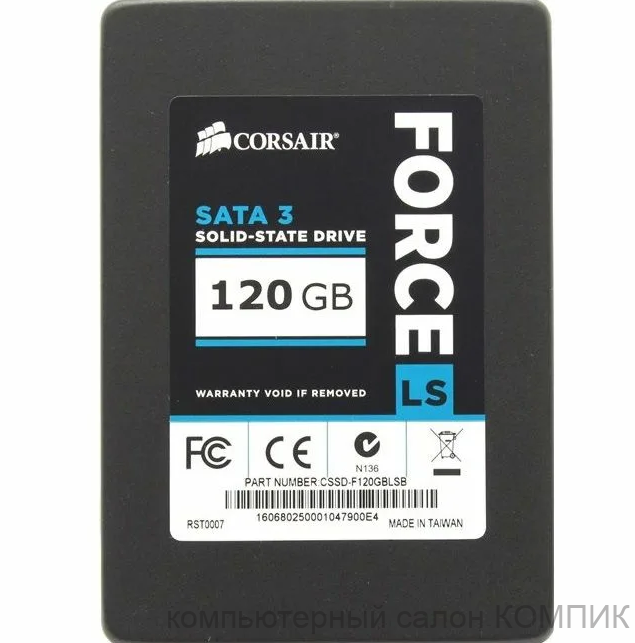 Жесткий диск SSD твердотельный SATA 120Gb Force б/у