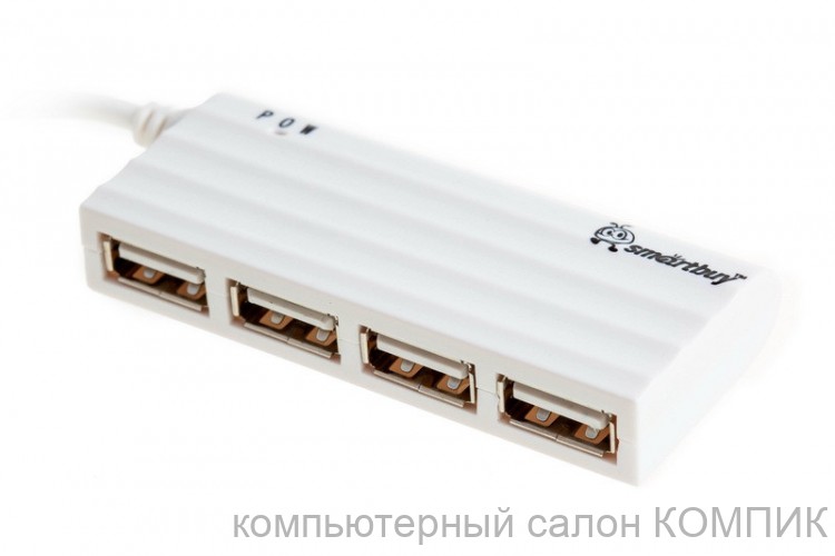 Разветвитель USB (USB 2.0) Smartbuy 4 порта 6810