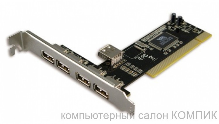 Контроллер PCI USB 2.0 U-165 (4 порта)