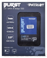 Жесткий диск SSD твердотельный SATA 240Gb Patriot б/у