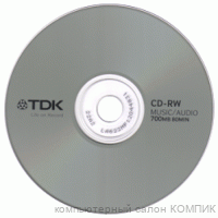 Диск CD-RW 12x 700Mb ТDK