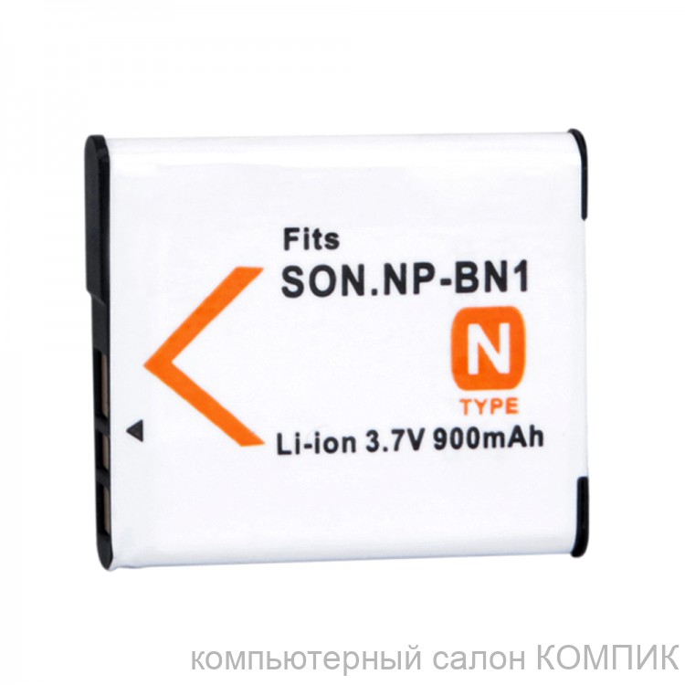 Аккумулятор фотокамеры 3,7V 900mAh Sony NP-BN1