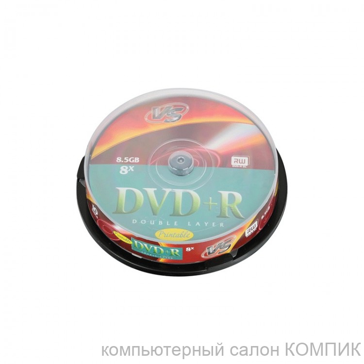 Диск DL DVD+R 8.5Gb VS двухслойный