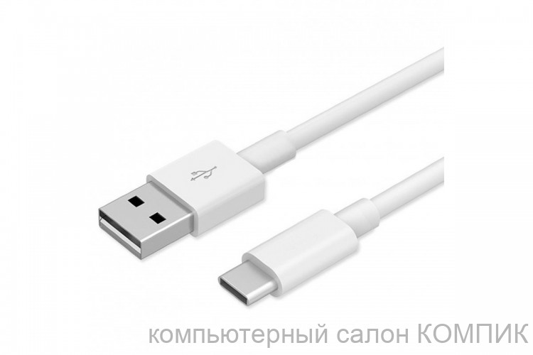 Кабель USB 2.0 штекер Type-C 1.0m Rubber (3A)