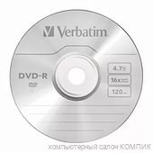 Диск DVD-R 16x 4.7Gb Verbatim