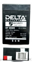 Аккумуляторная батарея 6V 2,8 А/час Delta DT6028