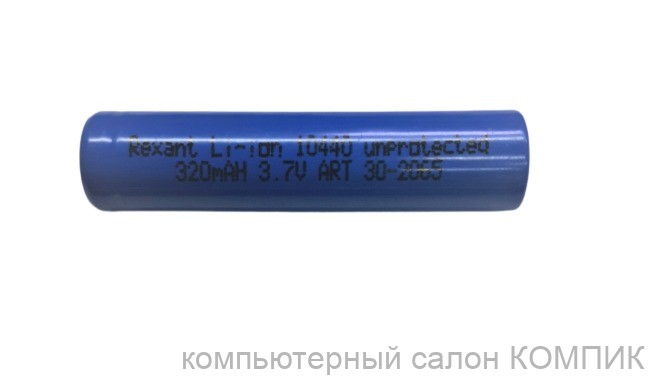 Аккумулятор 10440 320mA, 3.7B Rexant (1 шт.)