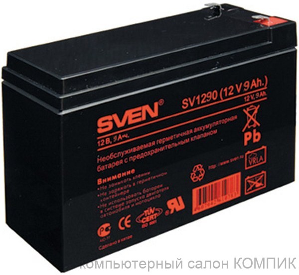 Аккумуляторная батарея к ИБП 12V 7А/час Sven 1270