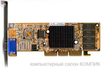 Видеокарта AGP GF2-MX200 32Mb б/у