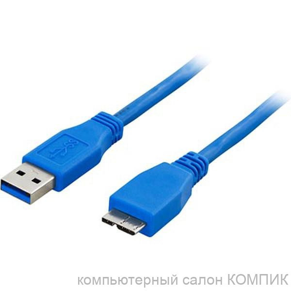 Кабель miсroUSB 9pin - USB 3.0  0.5 m.