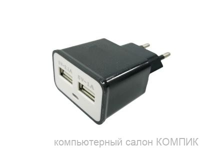 Сетевое з/у Орбита (USB-розетка) 5V 2000mA К218