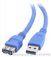 Удлинитель USB 3.0  1.5m (синий)