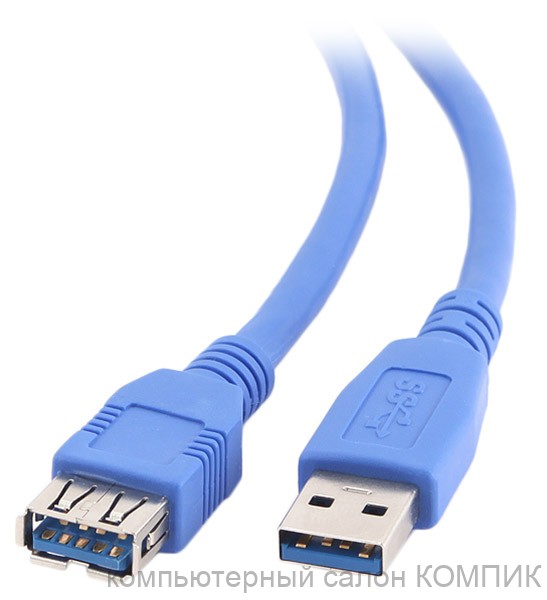 Удлинитель USB 3.0  1.8m (синий)
