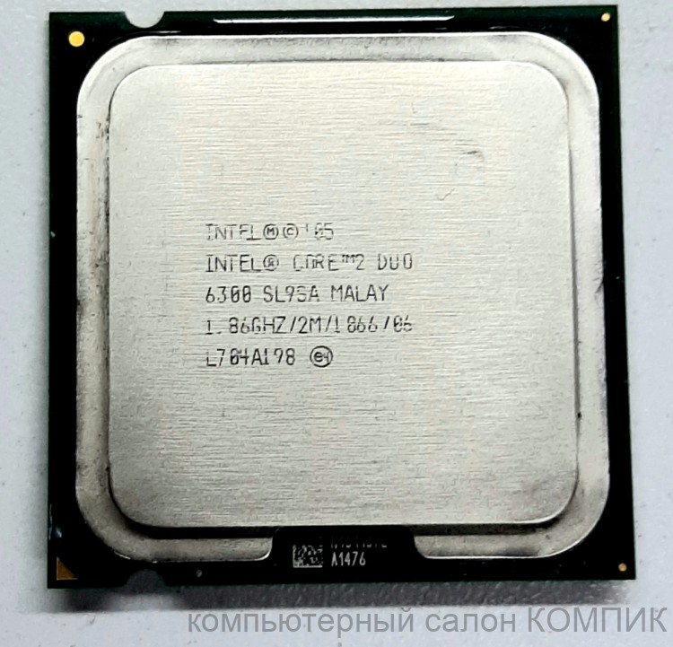 Процессор 775 Soket Core2Duo 6300 1.86/2/1066 б/у