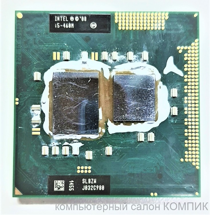 Процессор для ноутбука i5-460M 2.53Ггц (SLBZW) б/у