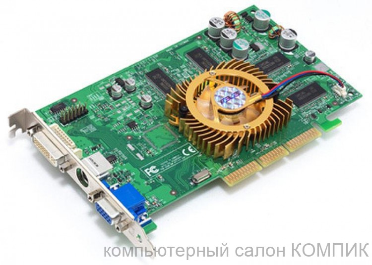 Видеокарта AGP Radeon 9520 128Mb  б/у