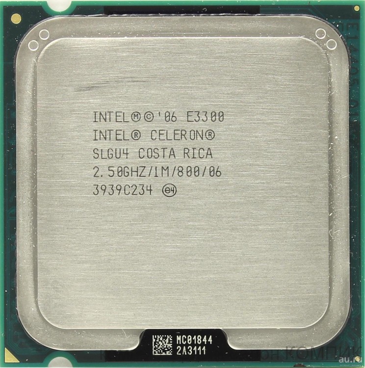 Процессор 775 Soket Core2Duo E3300 2,5/1M/800 б/у