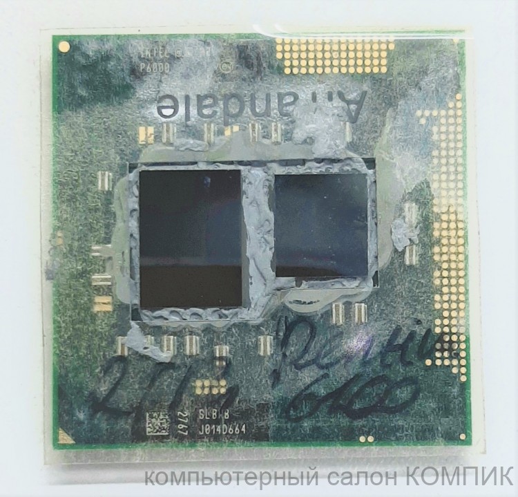 Процессор для ноутбука Pentium P6000 (SLBWB)1,8 ГГц б/у