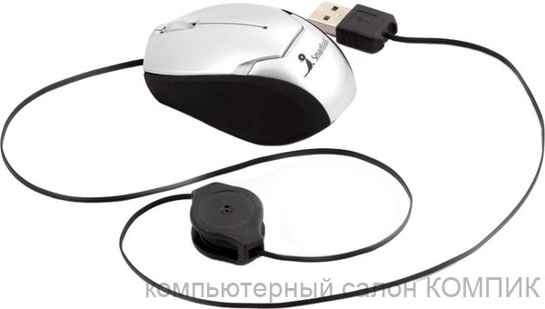 Мышь USB SmartTrack 302 маленькая (провод в рулетке)