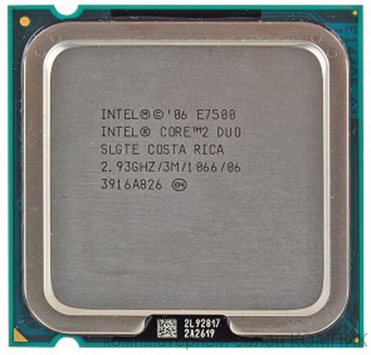 Процессор 775 Soket Core2Duo E7500 2,93/3M/1066 б/у