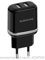 USB - розетка 5В 2100mA Borofone BA25A