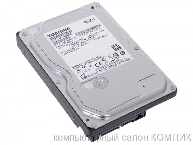 Жесткий диск SATA 500Gb Toshiba б/у (после ремонта)