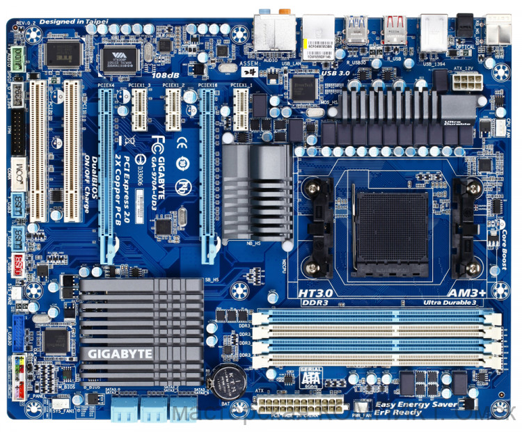 Материнская плата AM3+ Soket Gigabyte GA-970A-UD3 б/у