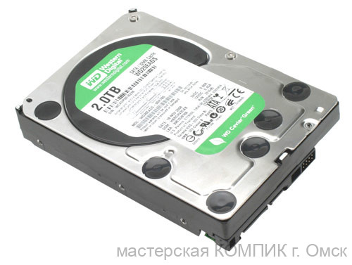 Жесткий диск SATA 2000Gb WD б/у