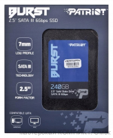 Жесткий диск SSD твердотельный SATA 240Gb Patriot б/у