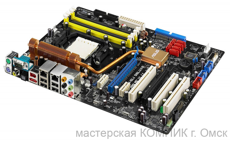 Материнская плата AM2+ Soket ASUS M2N32-SLI Delux б/у