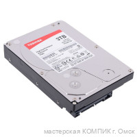 Жесткий диск SATA 3000 Gb Toshiba б/у
