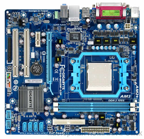 Материнская плата AM2+ Soket Gigabyte GA-M68M-S2P б/у