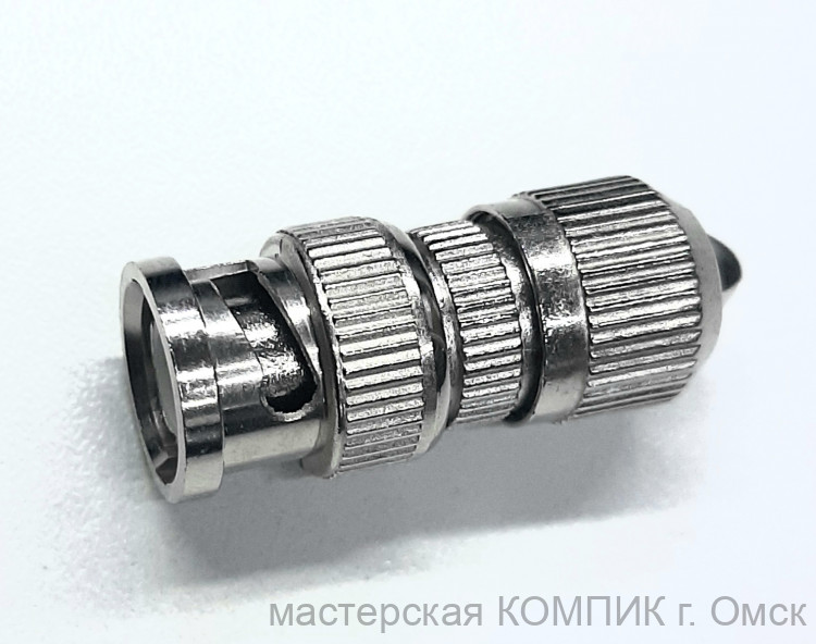 Штекер BNC металл 3984