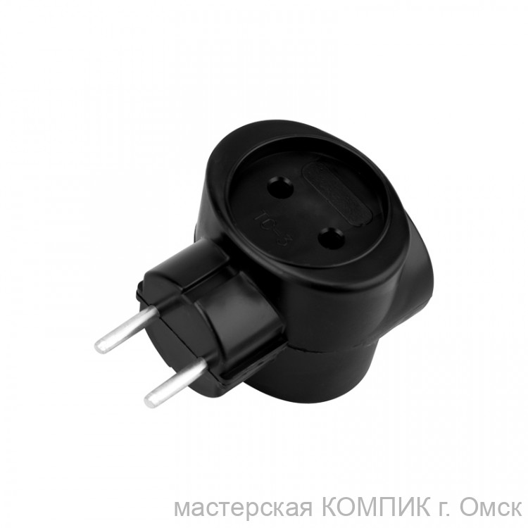 Сетевой тройник биметалл Rexant