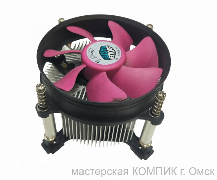 Вентилятор 1155/1156/1150 Soket (мед. середина) б/у