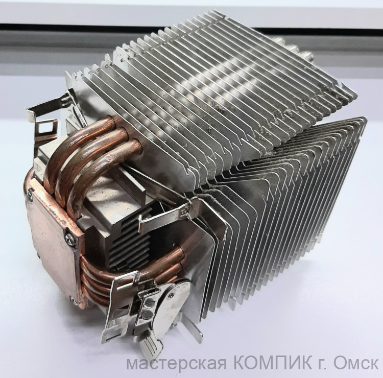 Радиатор AM2/AM3 Soket (без вентилятора; тепловые трубки)  б/у