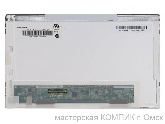 Матрица для ноутбука 10.1" 1024x600 40 pin LED CLAA101NC05 N101L6-L0A N101L6-L01 N101LGE-L11