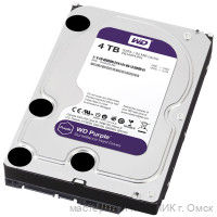 Жесткий диск SATA 4000Gb WD Purple б/у