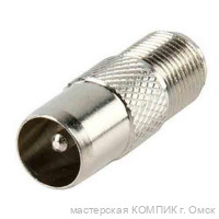 Штекер для ТВ кабеля прямой