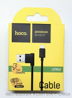 Кабель miсroUSB 5pin 1.2m Hoco UPM10 (2.4A) угол