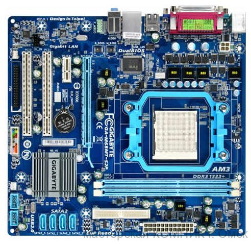 Материнская плата AM3 Soket Gigabyte GA-M68MT-S2 б/у