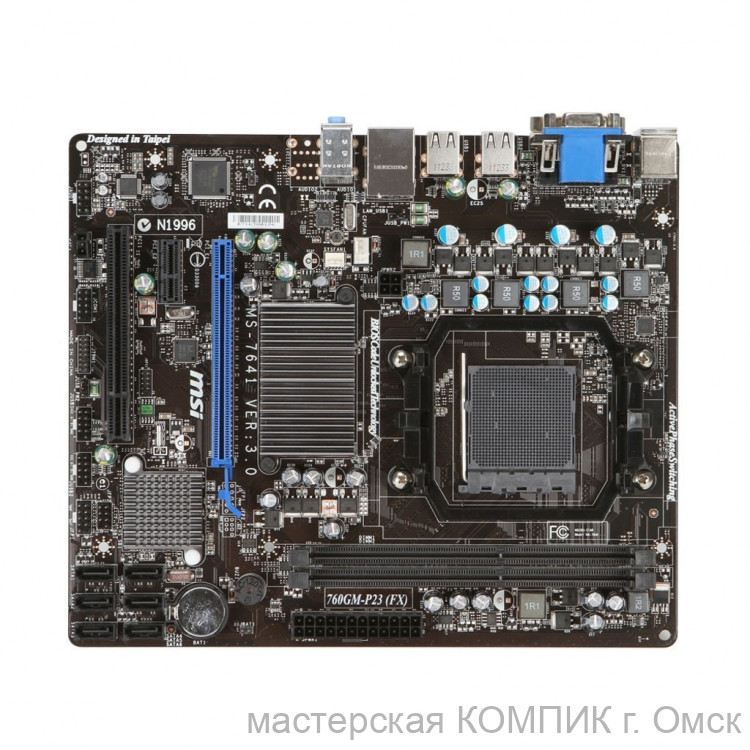 Материнская плата AM3 Soket MSI 760GM-P33 б/у