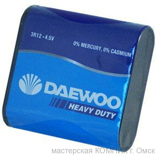 Элемент питания квадрат 4,5V Daewoo