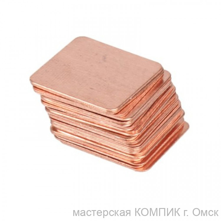 Медная пластина 0,6мм (10*10)