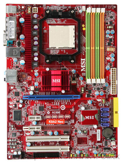 Материнская плата AM2 Soket MSI K9A2 Neo V2 (7388) б/у